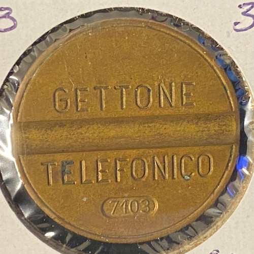 Gettone telefonico public - gettone,