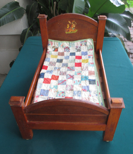 Letto bambola legno 10 - legno, 10"