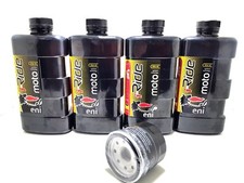 TAGLIANDO 4LT OLIO ENI i-RIDE 10W40 + FILTRO SUZUKI AN BURGMAN 650 2003-2015