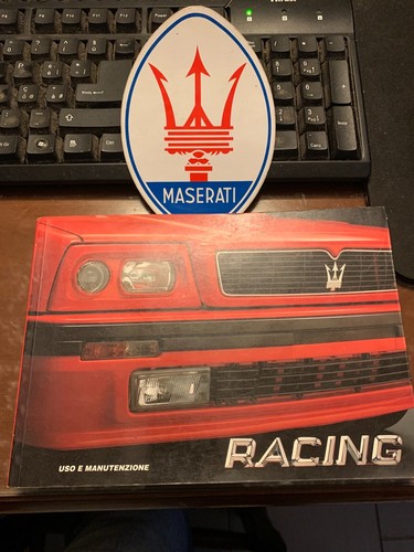 Maserati racing libretto - racing.,