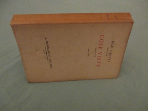 Cose viste 1931 1934 - cose, tomo