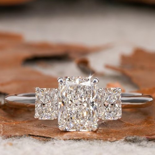Raro anello solitario diamante - anello,