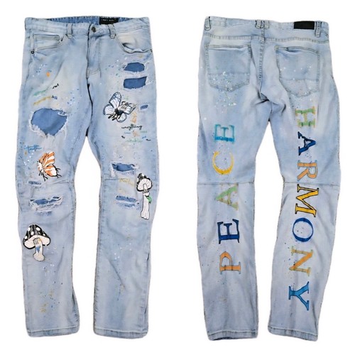 Jeans smoke rise butterfly - jeans,