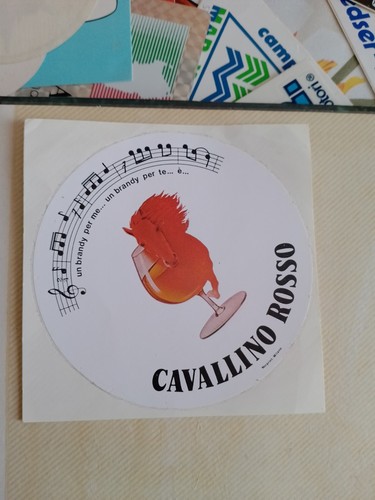 Adesivo cavallino rosso - adesivo,