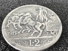 2 lire 1915 Quadriga Briosa