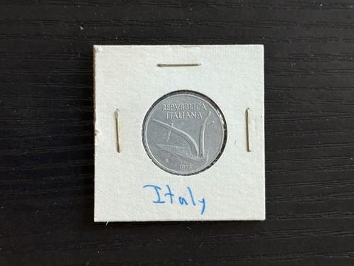 1973 italy lire coin - 10,