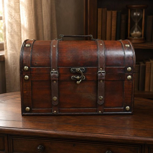Baule vintage angoli - angoli, metallici