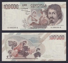 Banconota Italia 100000 lire