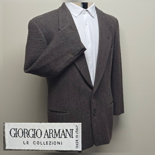 Blazer tweed giorgio armani - blazer,