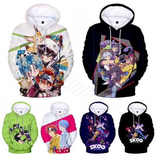 Felpa con cappuccio anime sk8 - anime,