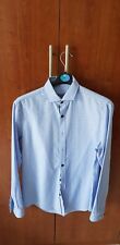 Camicia Zara azzurra slim fit M