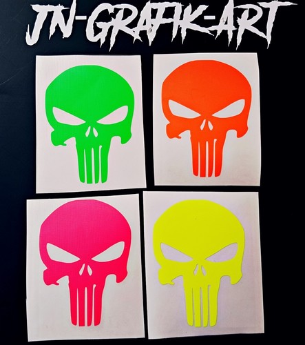 Adesivo neon skull stile - stile, auto