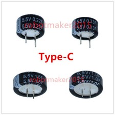 3 Pezzi 5.5V 0.1F/0.22F/0.33F/0.47F/0.68F/1.5F/4F Condensatore Farad Supercondensatore