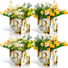 4 Pezzi Scatole Girasole Baby