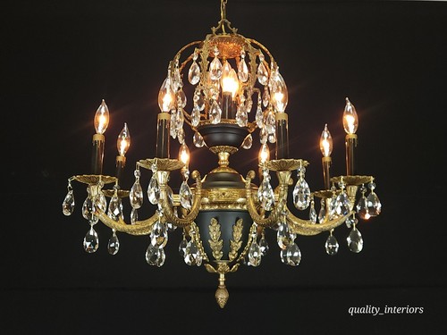 Lampadario antico bracci - lampadario, 8
