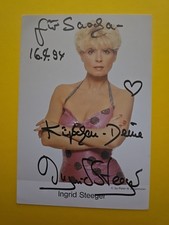 INGRID STEEGER autografo