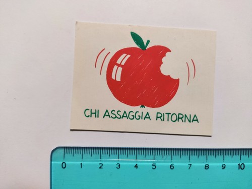 Adesivo mela chi - mela, assaggia