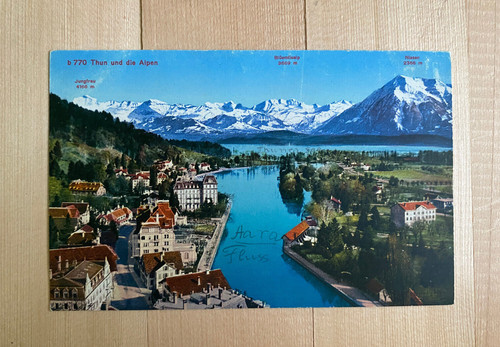 Vecchia cartolina epoca mai - cartolina, d'epoca