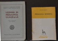 Lezioni di pedagogia generale - pedagogia moderna   anno 1952 (B5)