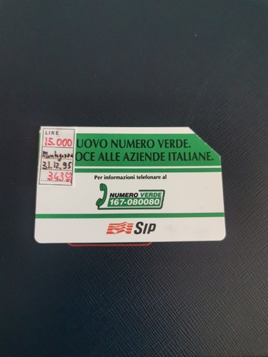 Scheda telefonica nuovo numero - nuovo,