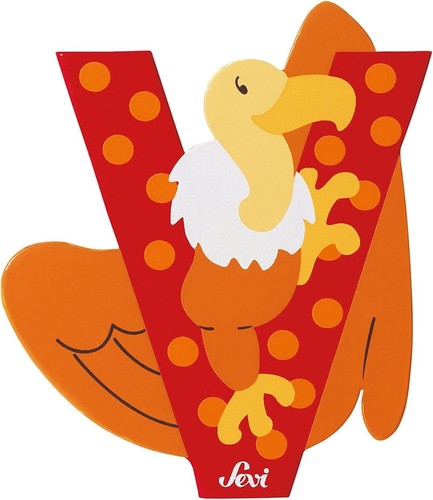 Sevi lettera rosso vulture - lettera, v