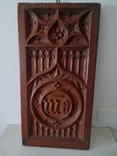 Ancien panneau xixe bois - ancien, en