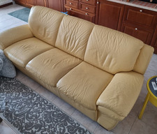 DIvano 3 posti in pelle, Chateau D'Ax.