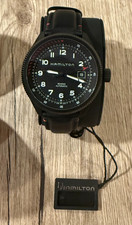 Hamilton Khaki Aviation Decollo Air Zermatt H76695733 scatola documenti - come nuovo