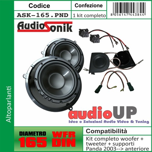 Kit woofer 165 tweeter - kit,
