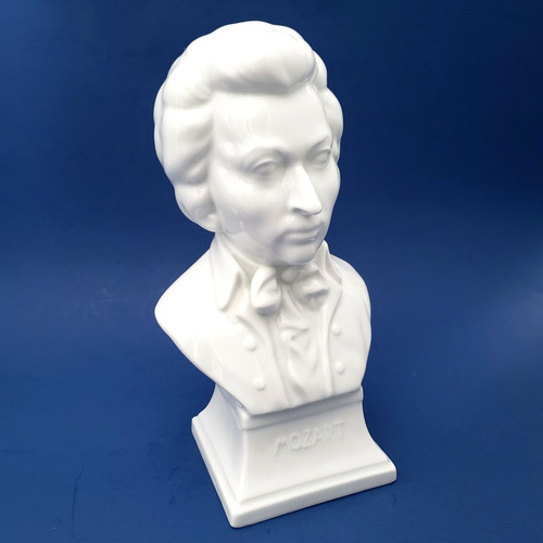 Busto herend mozart - herend, 8"
