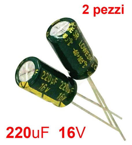 Condensatore elettrolitico - x2,