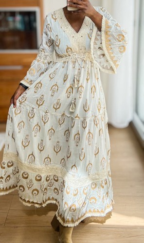 Maxi abito donna estivo boho