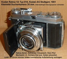 Kodak Retina 1a, tipo 015
