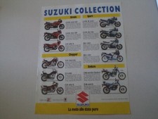 advertising Pubblicità 1987 SUZUKI DR 600 S/R DJEBEL/GSX 1100 EF/550/GS 450 S