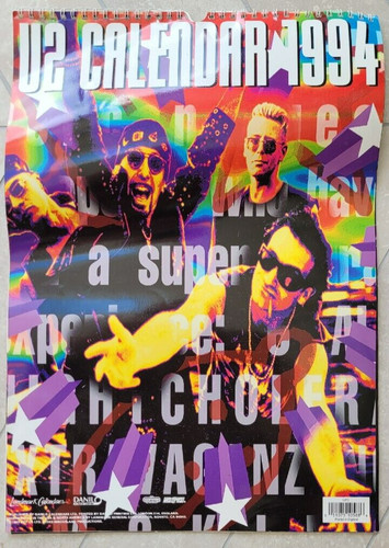 Original official calendar - original, u2