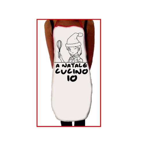 Grembiule bianco cucina - grembiule,