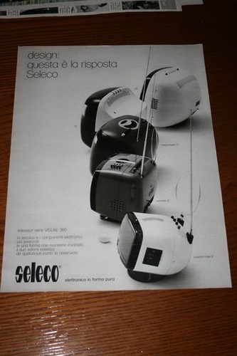 Ap13 1972 seleco televisore - tv,