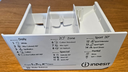 Indesit iwc71252 dispenser - iwc71252,