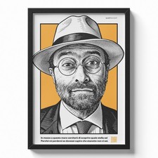 Poster LUCIO DALLA con QR Code