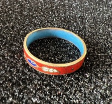 Anello vintage rosso A