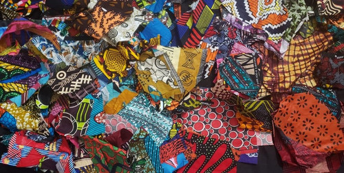 Scarti tessuto africano - scarti, di