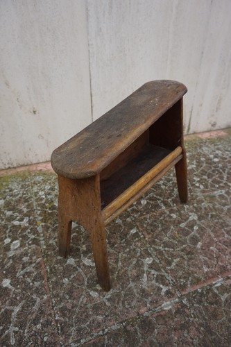 Antico sgabello lustrascarpe - antico,