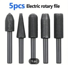 Set 5 frese raspe lime in acciaio per lavorazione rifinitura ferro metallo