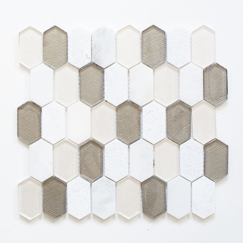 Mosaico vetro beige - mosaico,