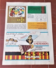 Pubblicita' IL MERENDERO TALMONE Miguel son mi - anni 60 clipping 23x30