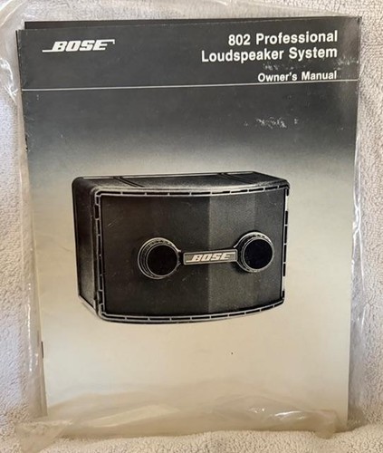 Bose 802 speaker - bose,