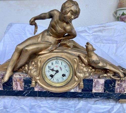 Antico orologio trittico - antico,