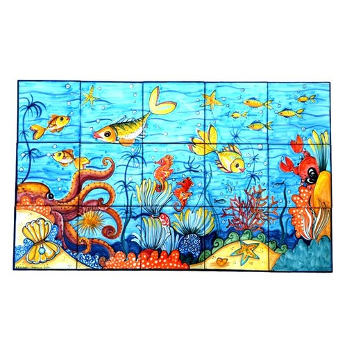 Pannello ceramica con - in,