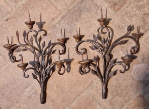 Coppia appliques antiche in - antiche,