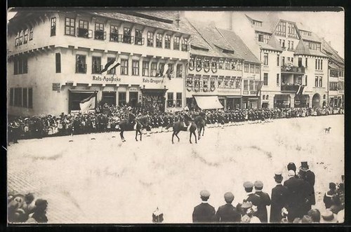 Cartolina fotografica einbeck - cartolina,